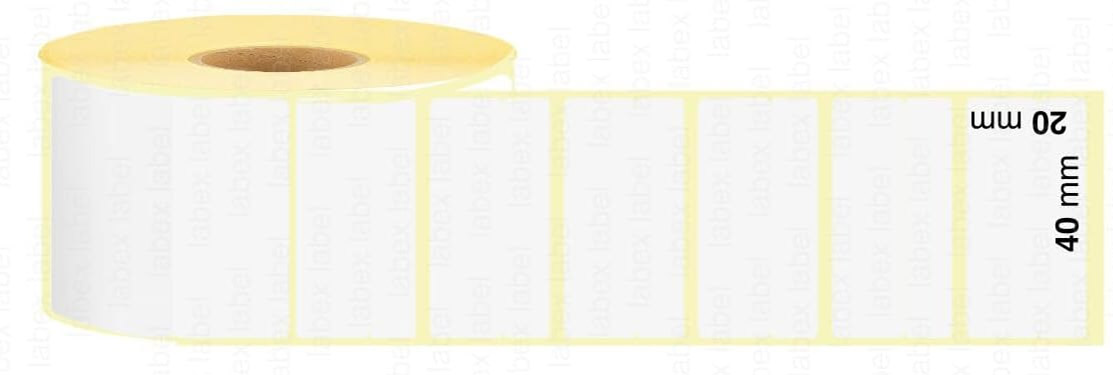 برچسب کاغذی 40×20