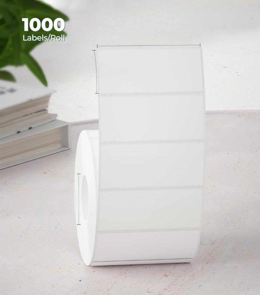 برچسب کاغذی 100×35