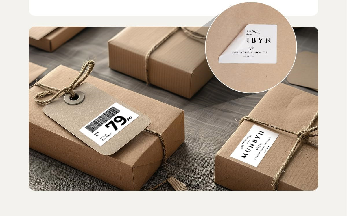 لیبل کاغذی 75×40